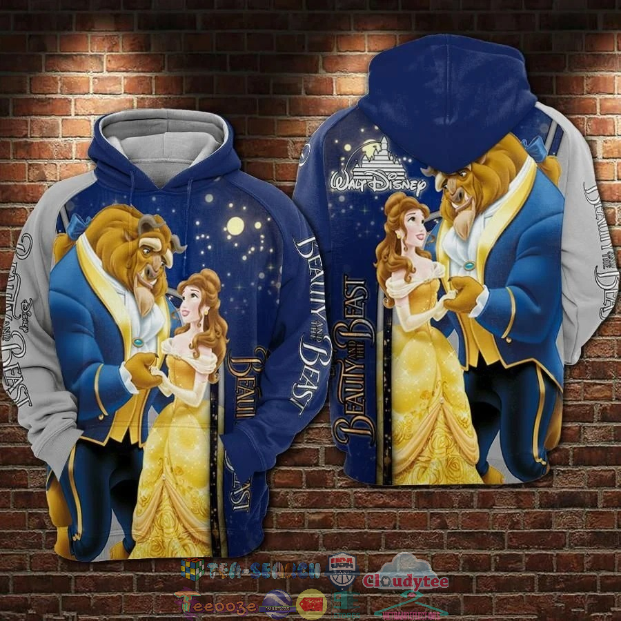 Beauty And The Beast Movie Disney 3D Hoodie Beauty And The Beast Movie Disney 3D Hoodie