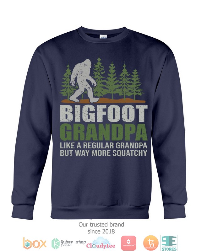 Bigfoot Grandpa Like A Regular Grandpa But Way More Squatchy Shirt Bigfoot Grandpa Like A Regular Grandpa But Way More Squatchy Shirt