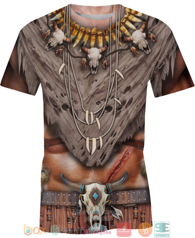 Bison-Brown-Pride-Native-American-3D-Shirt-Hoodie-3