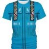 Blue Native 3D Shirt