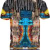 Blue Native Motif 3D Shirt