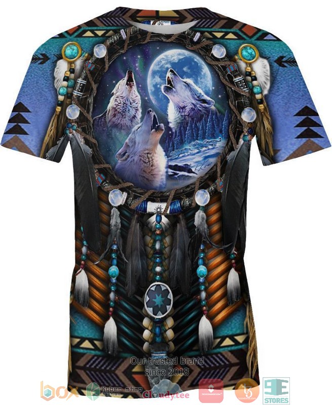 Blue-Wolf-Dreamcatcher-3D-Shirt-Hoodie-2
