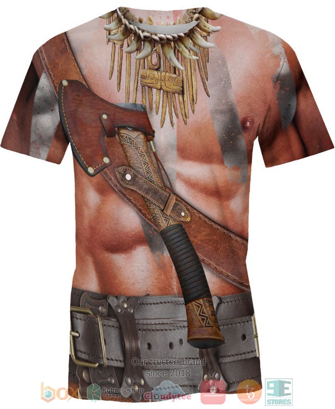 Brown-Choker-Skin-Native-American-3D-Shirt-Hoodie-3