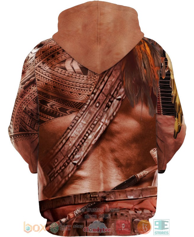 Brown-Motif-Native-American-3D-Shirt-Hoodie-2-1