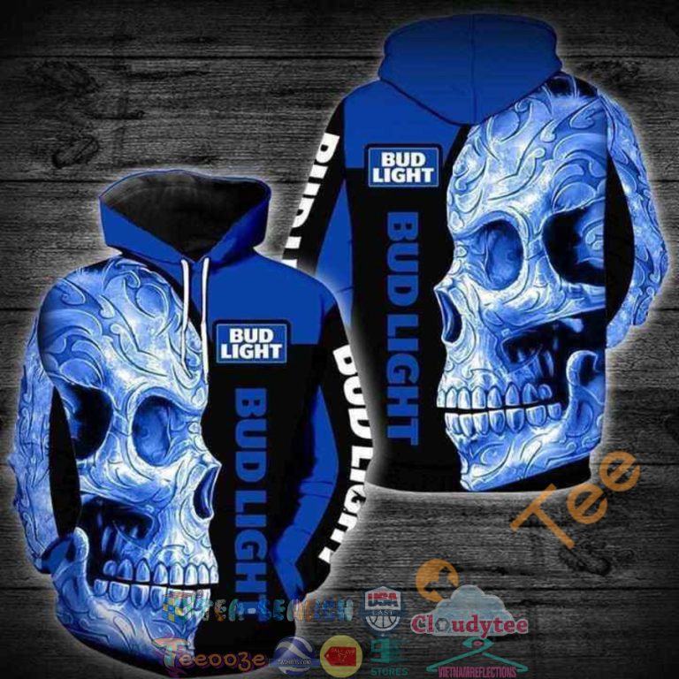Bud-Light-Beer-Skull-Hoodie-3D-3
