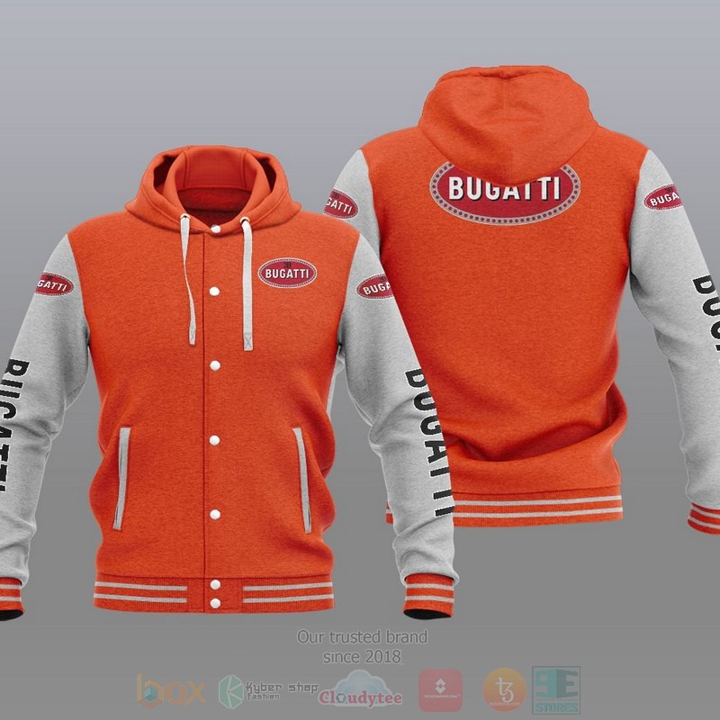 Bugatti Car Baseball Jacket Hoodie Bugatti Car Baseball Jacket Hoodie