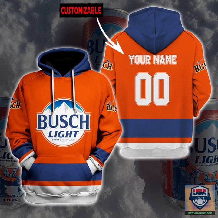 Busch Light Personalized 3D All Over Print Hoodie Busch Light Personalized 3D All Over Print Hoodie