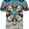 Butterfly And Buffalo Skull 3D Shirt