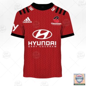 Canterbury Crusaders Nrl Custom Hoodie Home Jersey Shirt