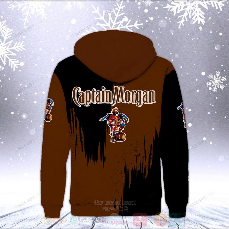 Captain Morgan Brown Fleece Zip Hoodie Captain Morgan Brown Fleece Zip Hoodie