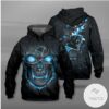 Carolina Panthers Lava Skull Hoodie