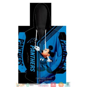 Carolina Panthers Mickey Mouse 3D Full All Over Print Shirt