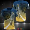 Central Coast Mariners Blue Yellow 3D Hoodie