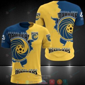 Central Coast Mariners Yellow Blue 3D Hoodie