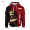 Chevrolet Baby Groot Red Hoodie