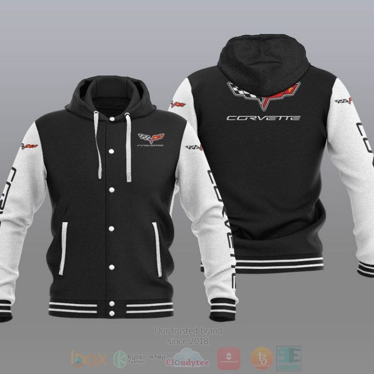 Chevrolet-Corvette-Car-Baseball-Jacket-Hoodie-1
