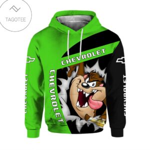 Chevrolet Tasmanian Devil Green Hoodie