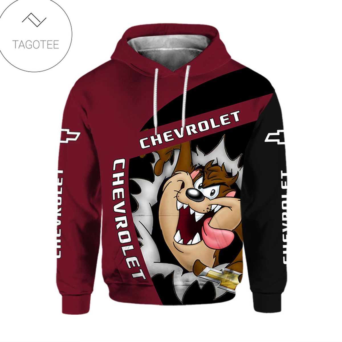 Chevrolet Tasmanian Devil Red Hoodie Chevrolet Tasmanian Devil Red Hoodie