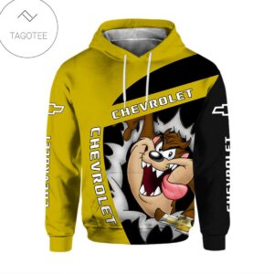 Chevrolet Tasmanian Devil Yellow Hoodie