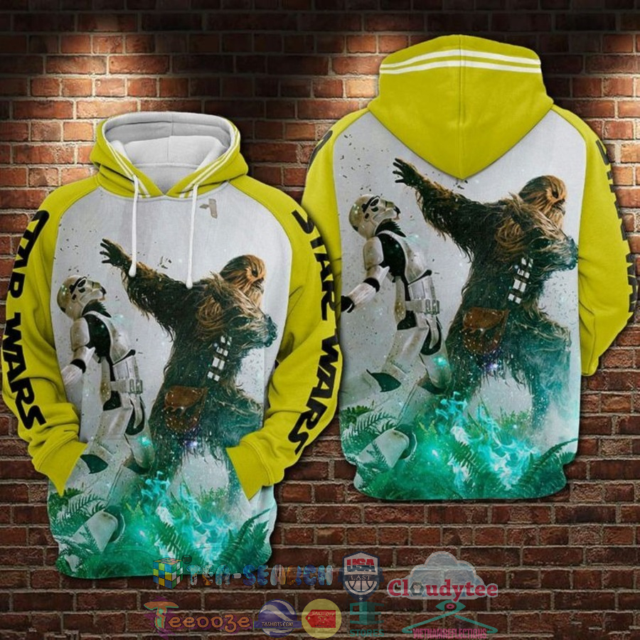 Chewbacca Star Wars 3D Hoodie Chewbacca Star Wars 3D Hoodie