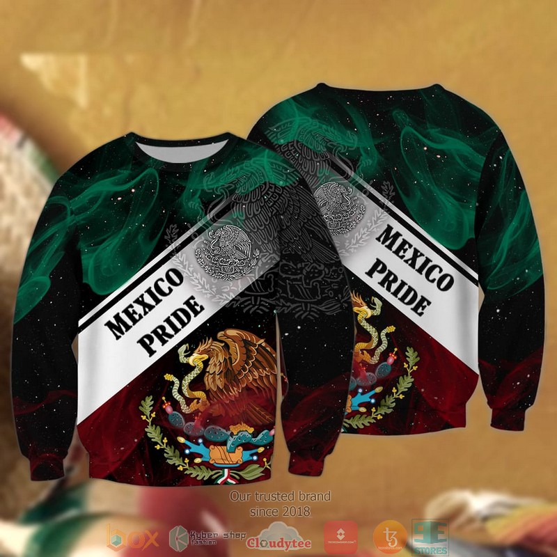 Coat Of Arms Mexico Pride 3D Shirt Coat Of Arms Mexico Pride 3D Shirt