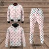 Combo Louis Vuitton Black And Red Hoodie Bomber Jacket And Pants