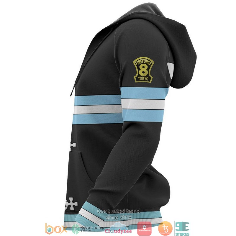 Company 8 Fire Force Anime 3D Hoodie Company 8 Fire Force Anime 3D Hoodie
