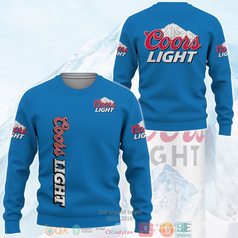 Coors Light Blue 3D Shirt Coors Light Blue 3D Shirt
