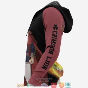 Crimson Lion Fuegoleon Vermillion Black Clover Anime 3D Hoodie