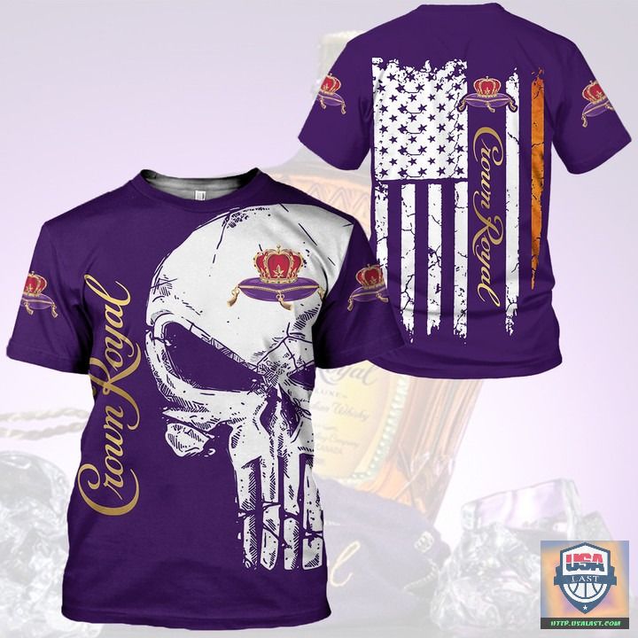 Crown Royal Punisher Skull 3D All Over Print Hoodie T-Shirt Crown Royal Punisher Skull 3D All Over Print Hoodie T-Shirt