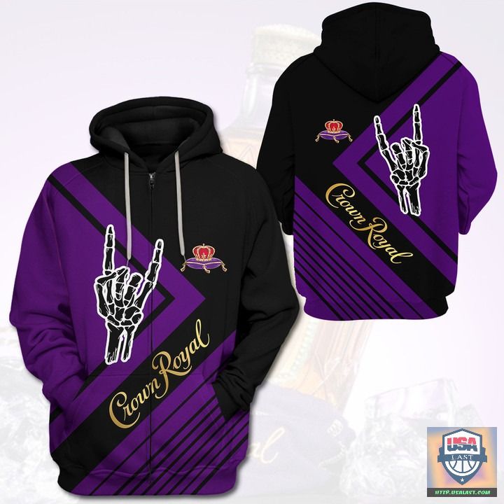 Crown Royal Rock Hand 3D All Over Print Hoodie T-Shirt Crown Royal Rock Hand 3D All Over Print Hoodie T-Shirt