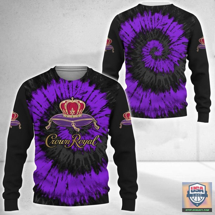 Crown Royal Tie Dye 3D All Over Print Hoodie T-Shirt Crown Royal Tie Dye 3D All Over Print Hoodie T-Shirt
