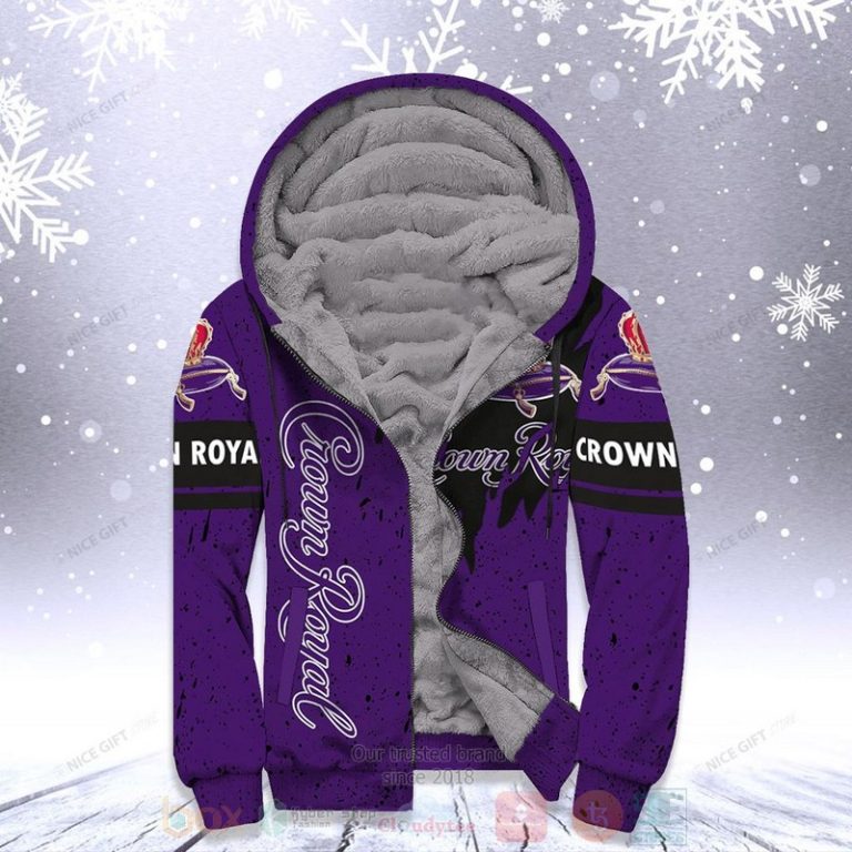Crown-Royal-Whiskey-Purple-Fleece-Zip-Hoodie-2