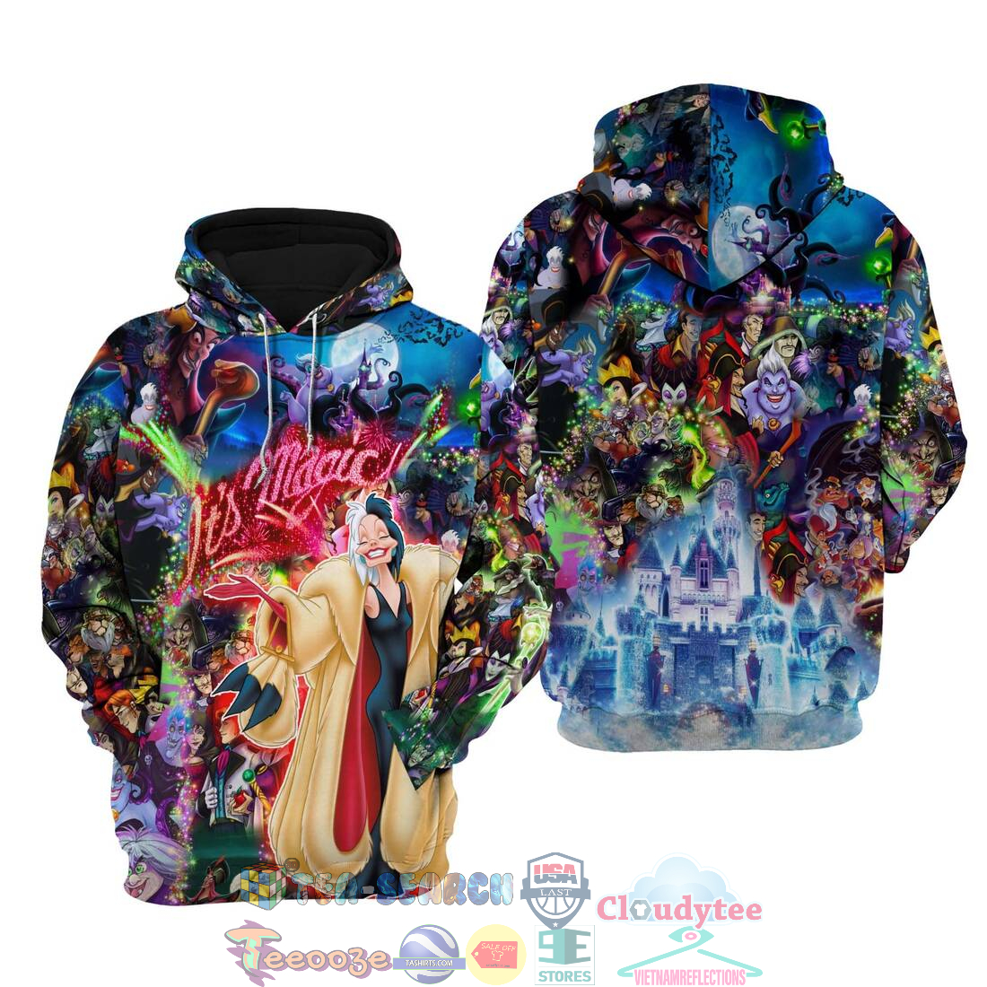Cruella Glitter Disney It’S Magic Hoodie 3D Cruella Glitter Disney It’S Magic Hoodie 3D