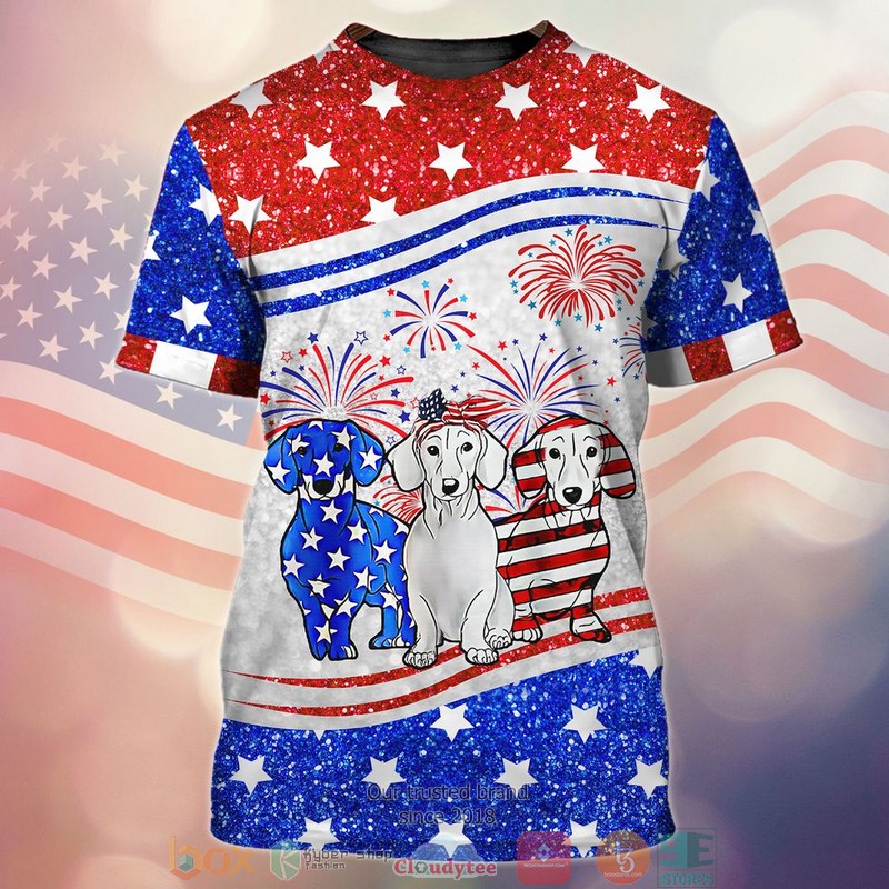 Dachshund Firework Independence Day Shirt Dachshund Firework Independence Day Shirt