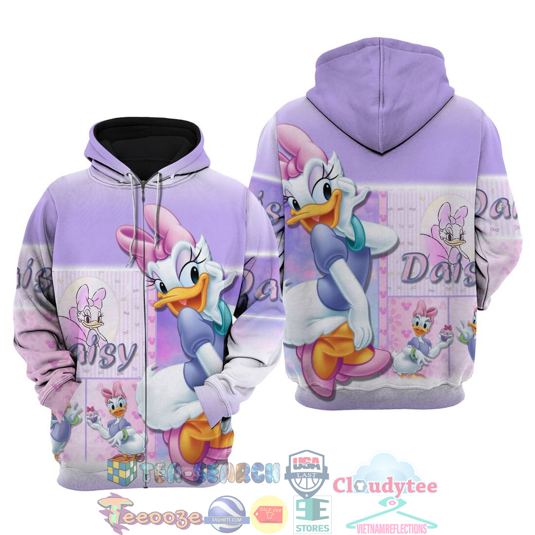 Daisy Duck Disney Hoodie 3D Daisy Duck Disney Hoodie 3D