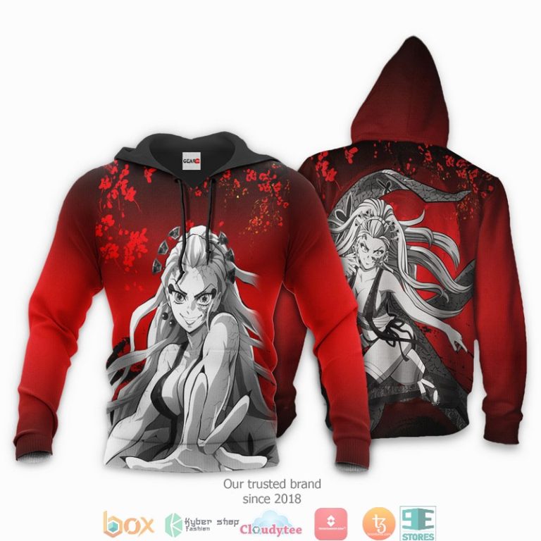 Daki-Kimetsu-Anime-Merch-Japan-Art-3D-Hoodie-Bomber-Jacket-3