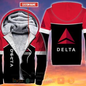 Delta Air Lines Personalized Fleece 3D Hoodie