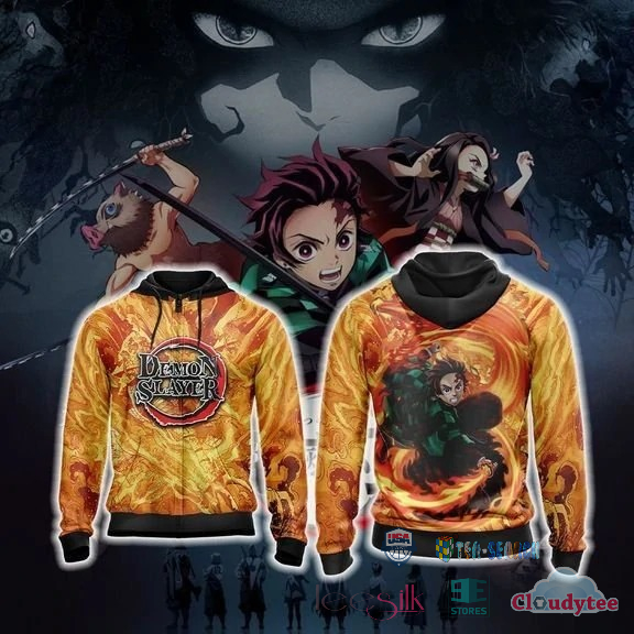 Demon Slayer Unisex 3D Hoodie T-Shirt Demon Slayer Unisex 3D Hoodie T-Shirt