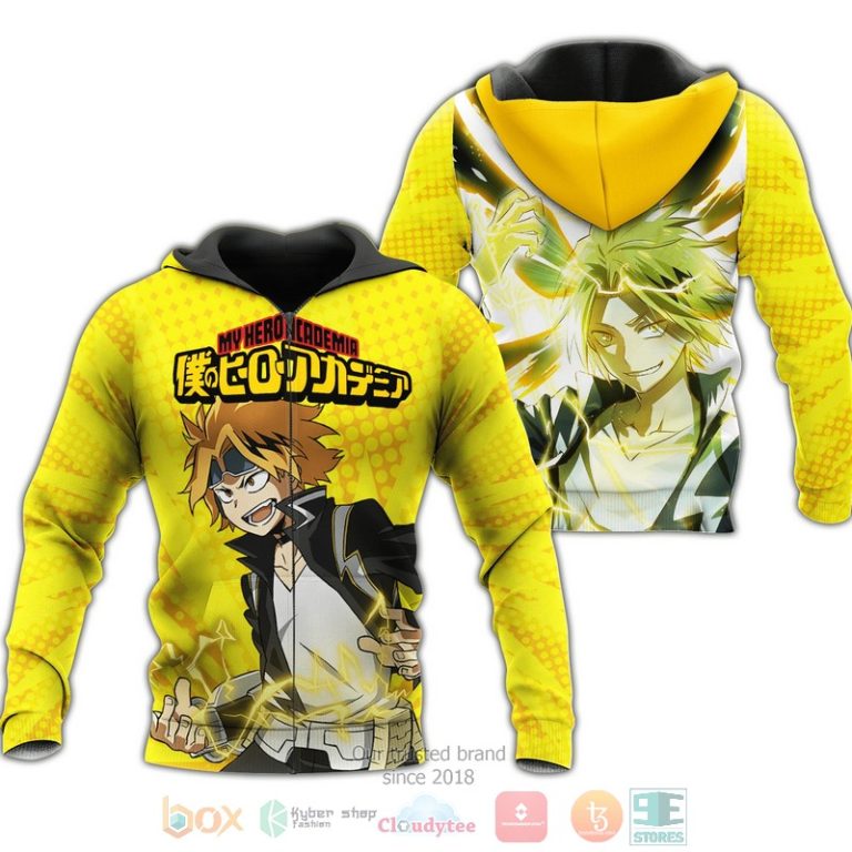 Denki-Kaminari-My-Hero-Academia-Anime-3D-Hoodie-1