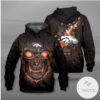 Denver Broncos Lava Skull Hoodie