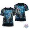Detroit Lions Dragon Nfl 3D Hoodie T-Shirt