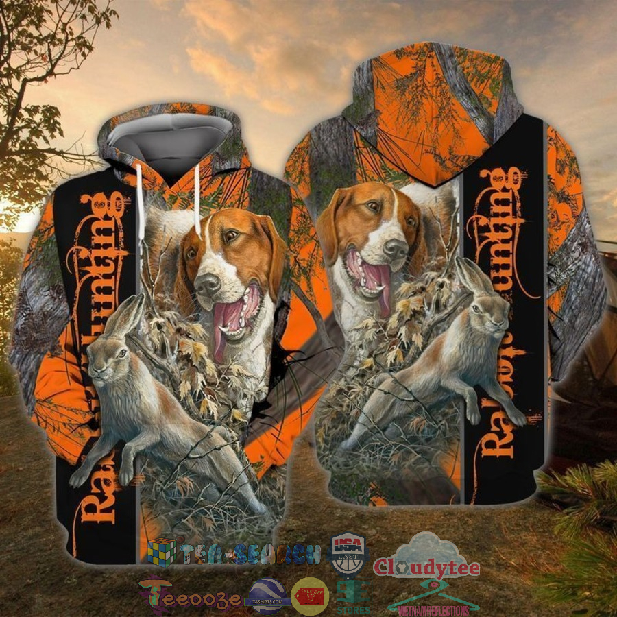 Dog Rabbit Hunting 3D Hoodie Dog Rabbit Hunting 3D Hoodie