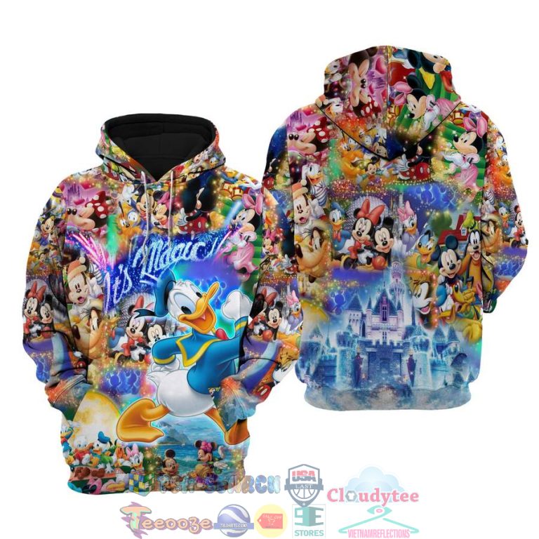 Donald-Duck-And-Friends-Disney-ItS-Magic-Hoodie-3D-1