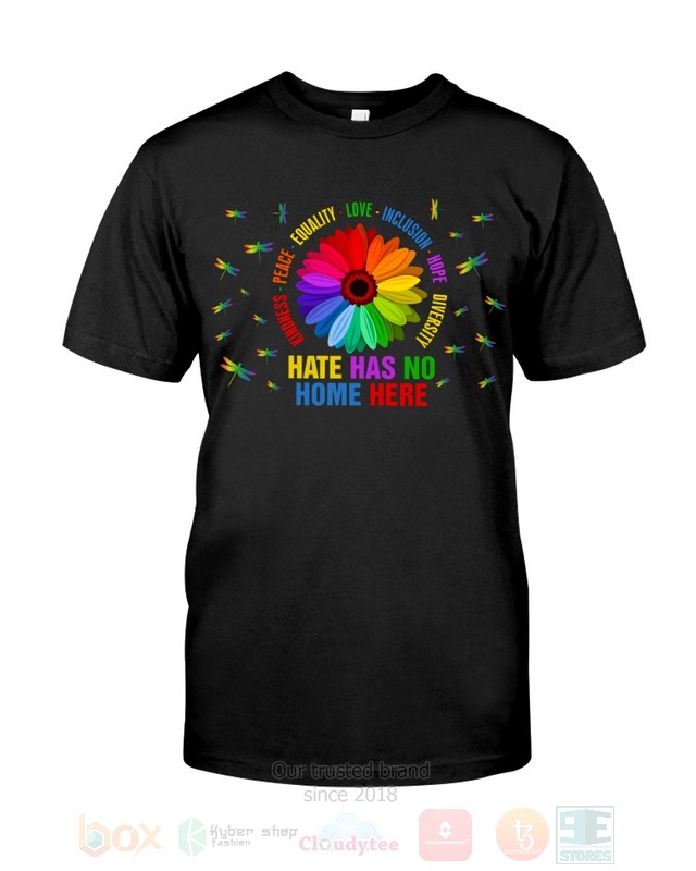 Dragonfly Hate Has No Home Here Hoodie Dragonfly Hate Has No Home Here Hoodie
