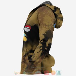 Dragonite Pokemon Anime Tie Dye Style 3D Hoodie