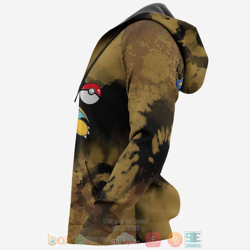 Dragonite Pokemon Anime Tie Dye Style 3D Hoodie Dragonite Pokemon Anime Tie Dye Style 3D Hoodie
