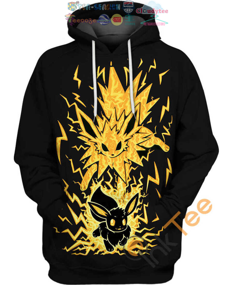 Eevee-And-Jolteon-Pokemon-Hoodie-3D-2