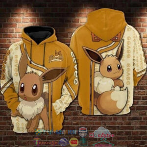 Eevee Pokemon 3D Hoodie
