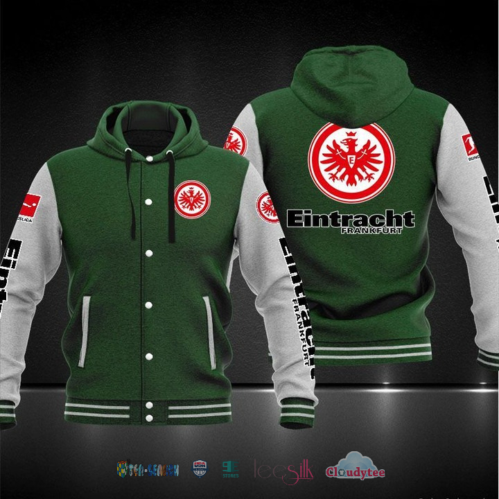 Eintracht Frankfurt Baseball Hoodie Jacket Eintracht Frankfurt Baseball Hoodie Jacket